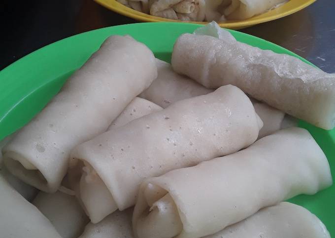 Standar Cara gampang bikin Kulit Lumpia ekonomis anti sobek  nikmat