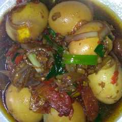 รูปของ Telur pedas manis