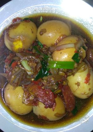 Foto resep Telur pedas manis