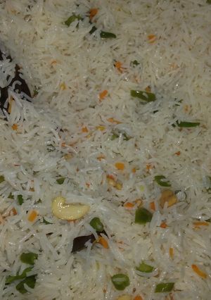 A picture of Fried rice(mix vegetable).