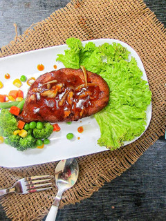 Foto resep Resep Steak Tempe Saus Barbeque