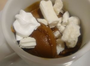 Una foto de Afogatto (helado ahogado)