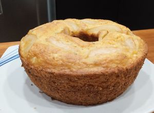 Una foto de Torta de peras y Ricota
