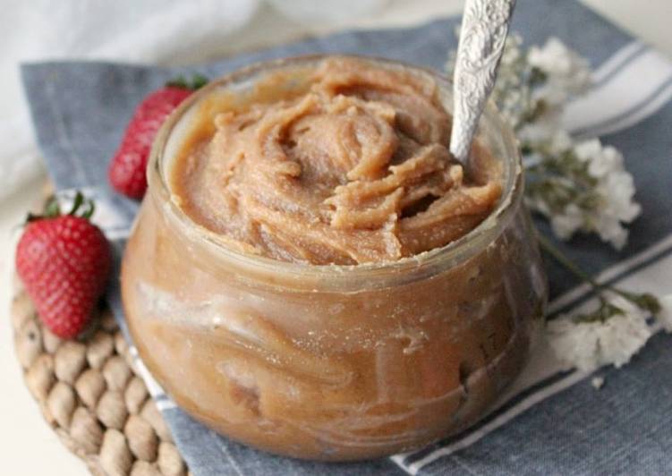 Recipe of Homemade Salted Caramel Almond Butter