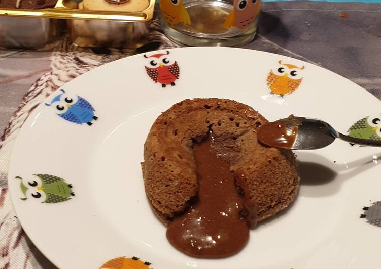 Tortino al cioccolato con cuore morbido di nutella by moulinex