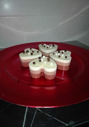 Una foto de Corazones tres chocolates