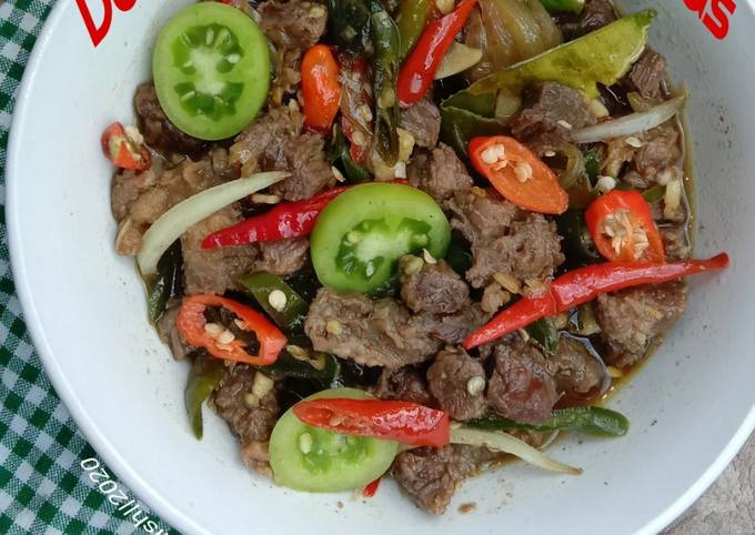 Daging Kambing Oseng mercon