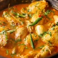 A picture of Chicken curry.