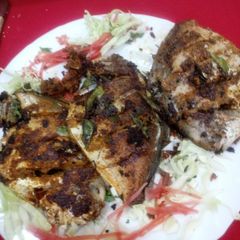 A picture of Pomfret fry.