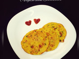 Besan Veggie Chila (Vegetarian Omelette)