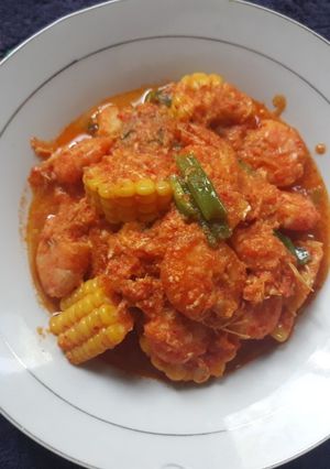 Foto resep Udang saus pedas
