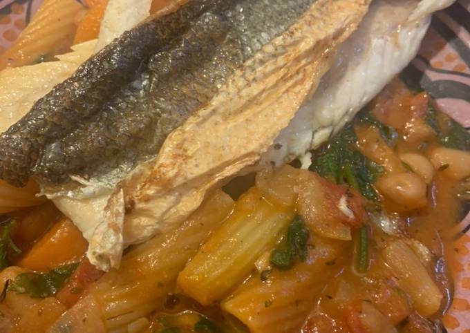 Meal Prep: Fish, Bean, Vegetables