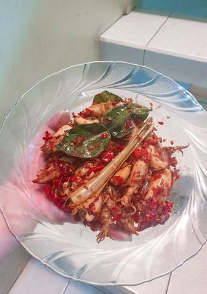 Foto resep Cumi Asin Pedas