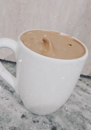Una foto de Café dalgona Versión caliente