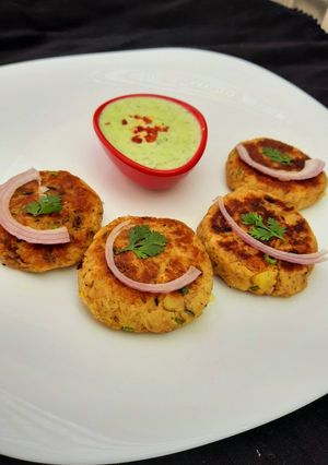A picture of Stuffed Chicken Potato Kabab.