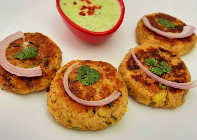 Stuffed Chicken Potato Kabab