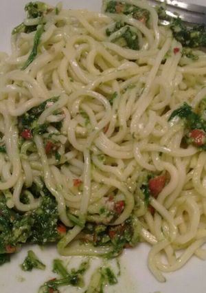 Una foto de Pesto de rúcula (para pastas)