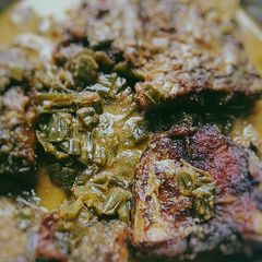Katla fish curry A picture of Katla fish curry.