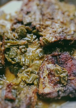 A picture of Katla fish curry.