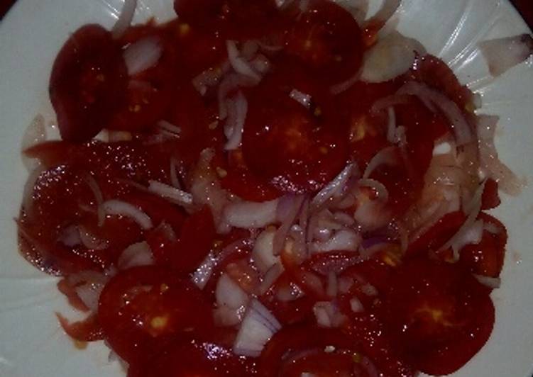 Simple Way to Make Favorite Onion tomato salad