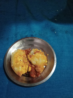 Tojás nélküli "tojás"curry, vegetàriànus recept Indiàból recept fotója