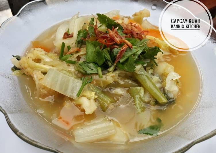 Resep 33. Capcay Kuah, Enak Banget