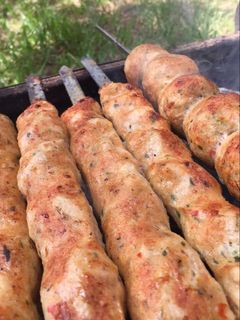 صورة لوصفة كباب الدجاج
