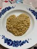 Cuor di risotto agli scampi e polpa di riccio