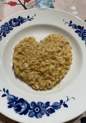 Foto di Cuor di risotto agli scampi e polpa di riccio