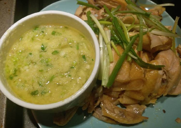 Cara Gampang memasak Ayam kukus ssmbel jahe yang nikmat