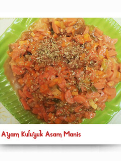 Foto resep Ayam Kuluyuk asam manis Bahan seadanya