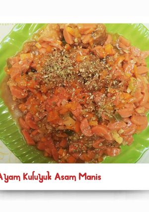 Foto resep Ayam Kuluyuk asam manis Bahan seadanya