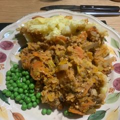 Black bean cottage pie A picture of Black bean cottage pie.