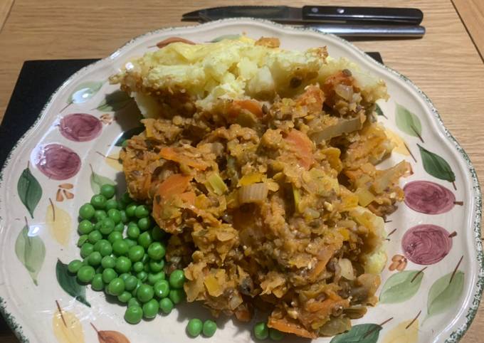 Black bean cottage pie