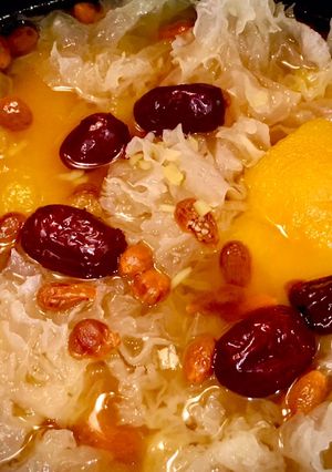 Hình của món Đu Đủ Tiềm Táo Đỏ, Tuyết Nhĩ.
