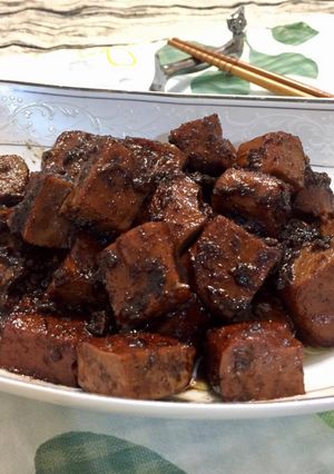 蜜汁蒜香沙茶豆干 的食譜成品照片