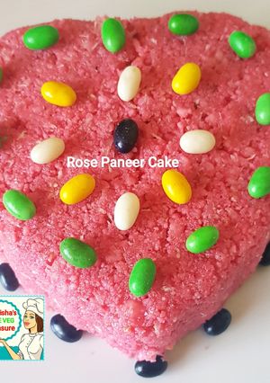 A picture of Rose Paneer Valentine Heart Cake.