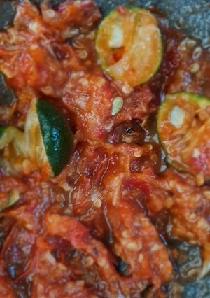 Foto resep Sambal jeruk uhuy