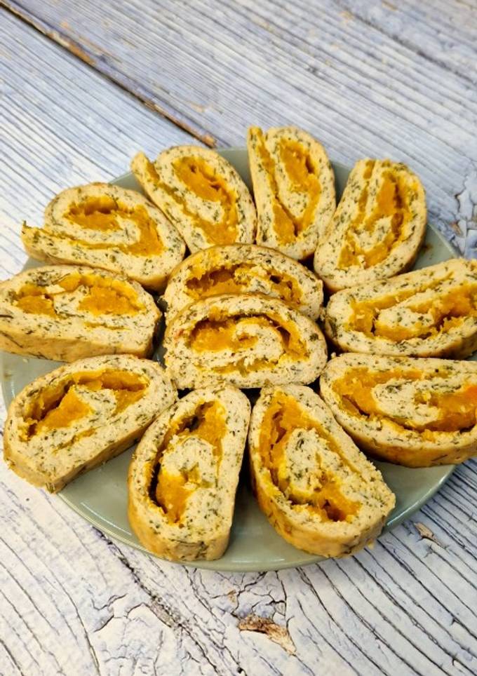 М'ясний рулет з гарбузом