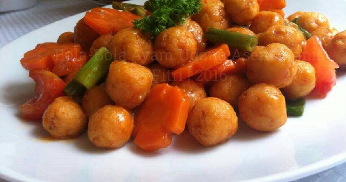 66 resep bola ayam asam enak dan mudah - Cookpad
