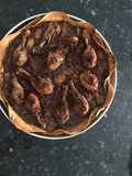 Baked Mussakhan on bread