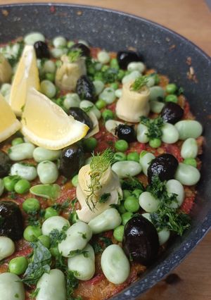 Une photo de 🥘Paëlla aux légumes