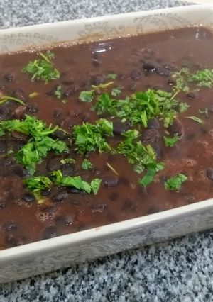 Una foto de Porotos (frijoles) negros