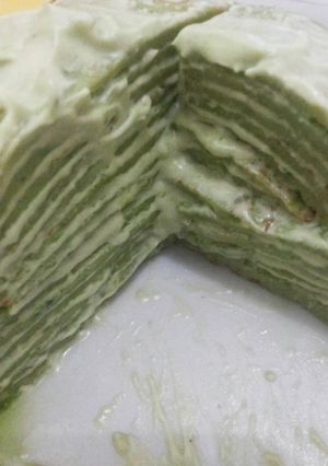 Foto resep Mile Crepes Greentea
