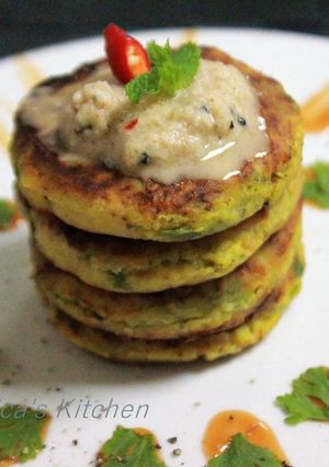 A picture of Dahi Ke Kebab.