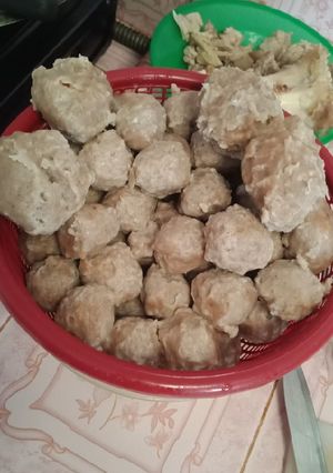 Foto resep Bakso Daging Sapi Asli Sehat Tanpa MSG, Gurih & Kenyal