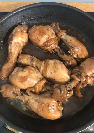 Hình của món Gà khìa nước tương.
