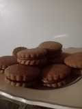 Alfajores de mascabo y harina de algarroba
