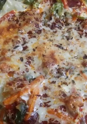 A picture of Cheesey lasagne.