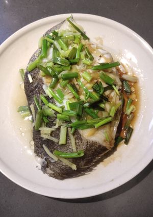 A picture of Steam Halibut.
